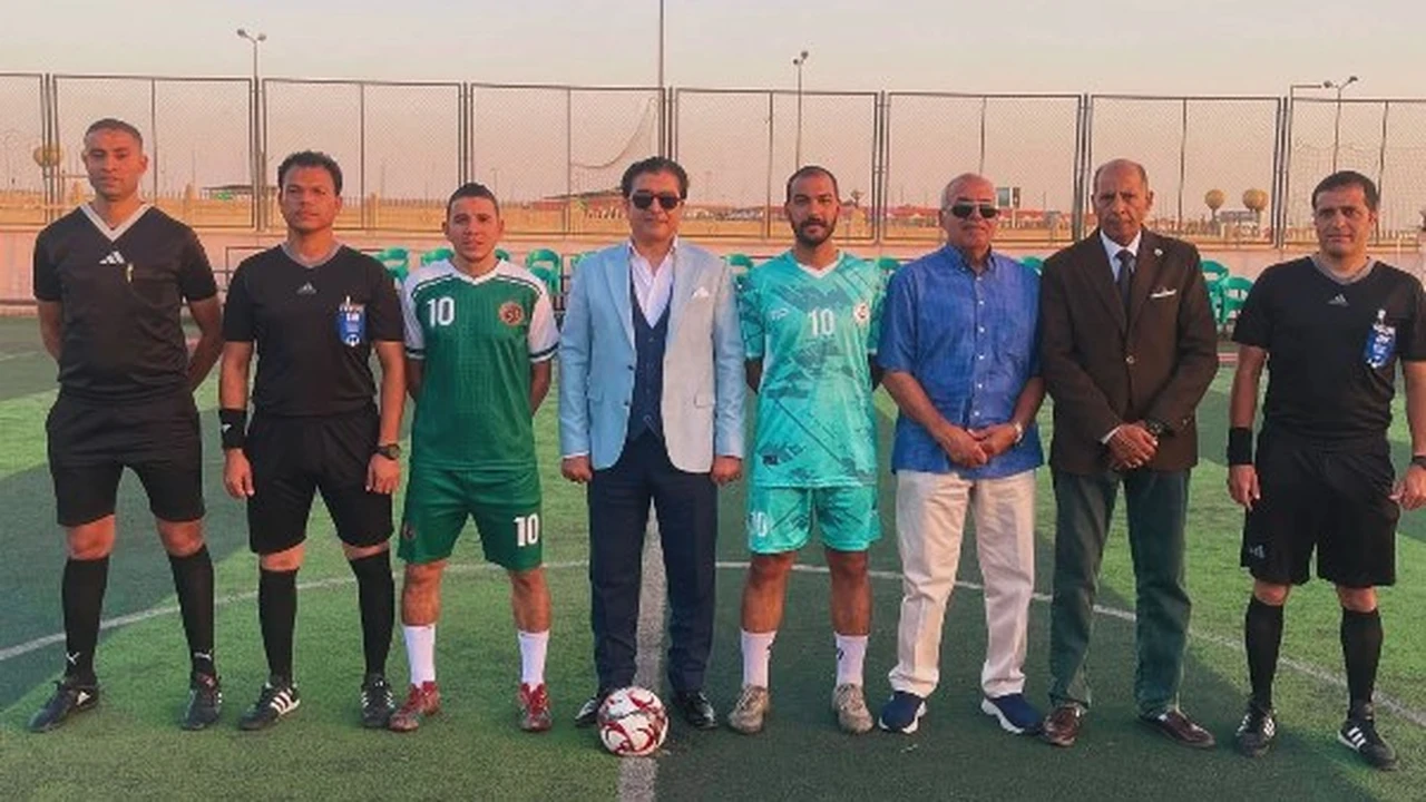 أحمد سمير سليمان يفتتح النسخة السادسة من كأس مصر للميني فوتبول